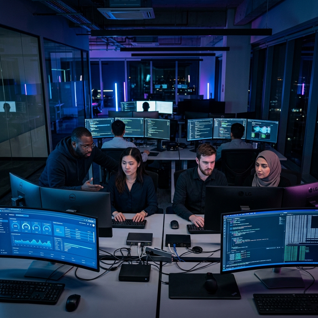 Hyperbyte IT Team working