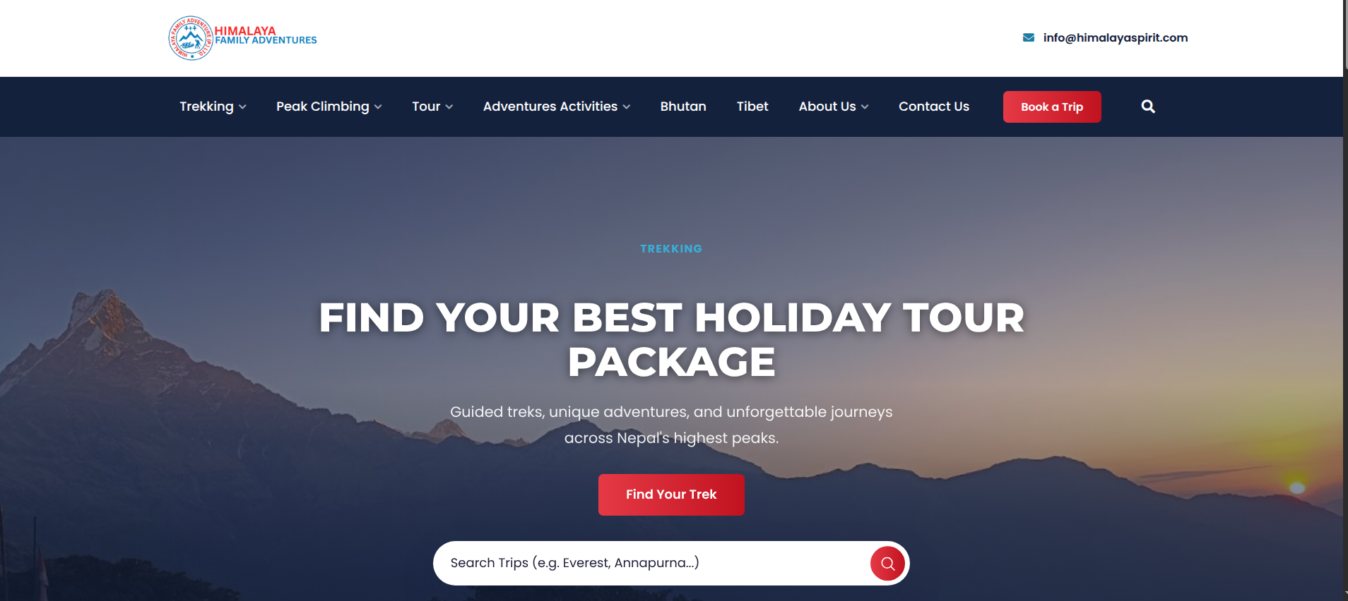 Himalaya Spirit Website